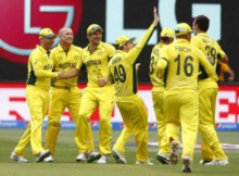 Australia celebrates world cup