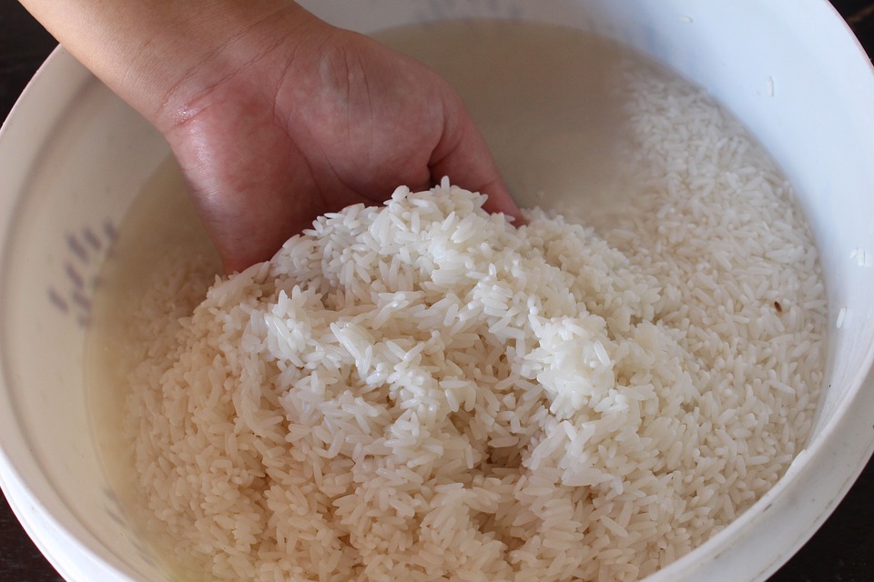 Rice water for beauty