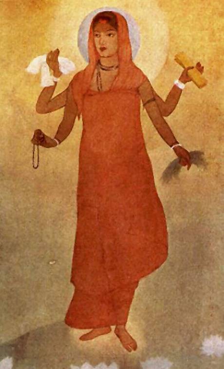 Bharat Mata Painting by Abanindranath Tagore