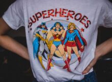 business marketing with company tshirt